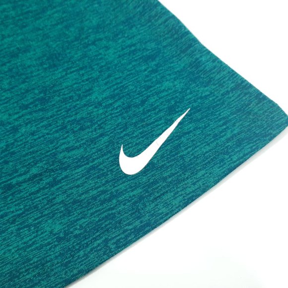 Nike Womens Green Dri Fit V Neck Short Sleeves Activewear Pullover Top Size XS - Picture 3 of 9